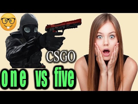 CSGO .. ♥ SimO ♥ Dust2 map ! 1vs5 .... fuck kennys and fuck scream XD