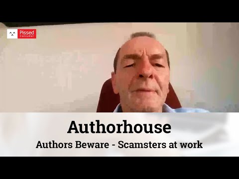 Authorhouse - Authors Beware - Scamsters at work.