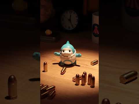 Ammunition Cookie | Komadorisaurus #stopmotion  #animation
