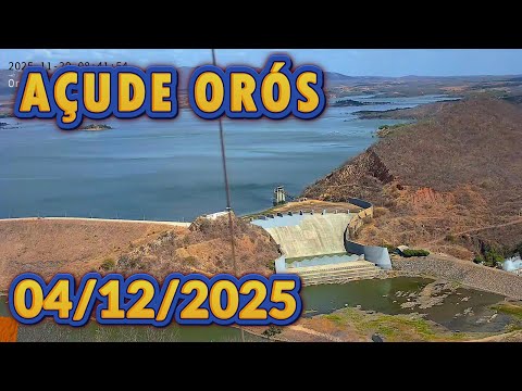 AÇUDE ORÓS DADOS ATUALIZADOS HOJE 04/12/2025 - ORÓS CEARÁ