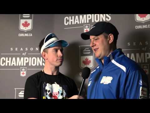 Thomas Interviews John Shuster at the 2016 WFG Continental Cup