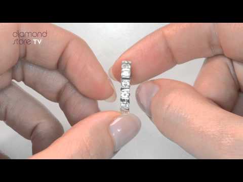 HG36 - Hannah 2ct Diamond Eternity Ring In 18K White Gold