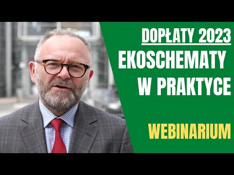 Ekoschematy w praktyce - jak je łączyć, stosować by otrzymać wyższe dopłaty? Zapraszamy na webinar!