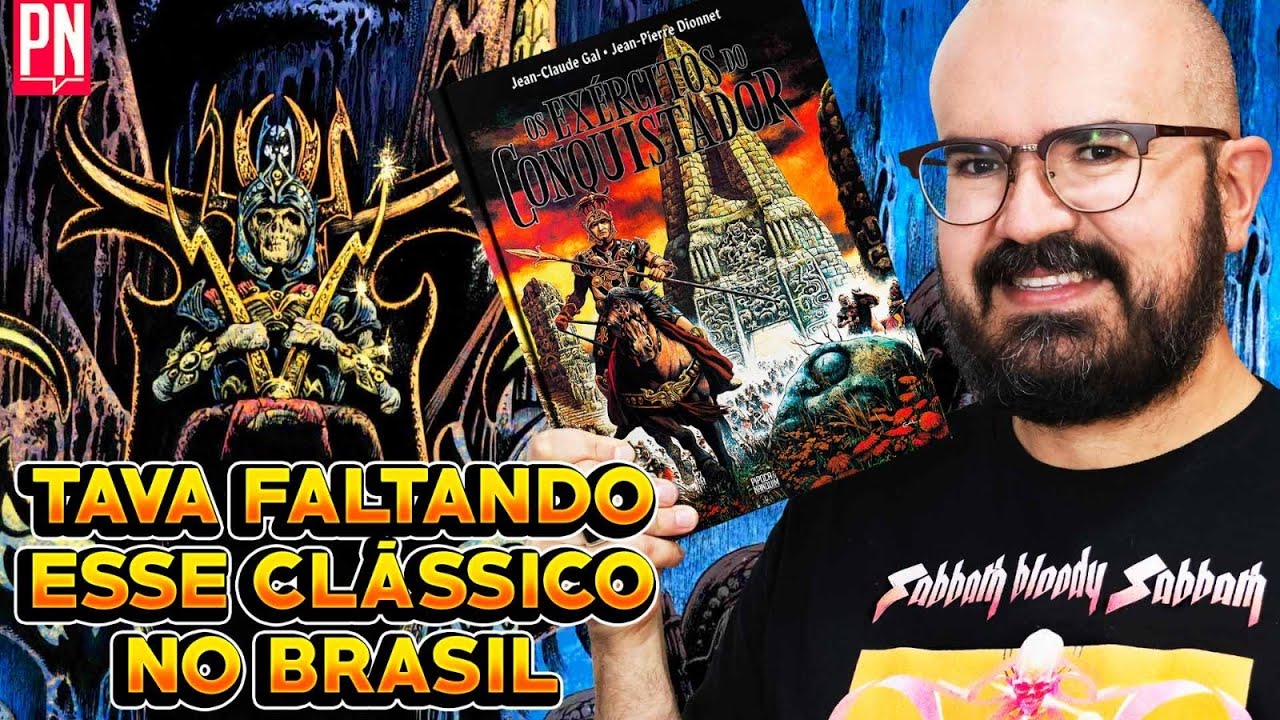 HQ épica do lendário criador da Heavy Metal: EXÉRCITOS DO CONQUISTADOR | Pipoca e Nanquim 564