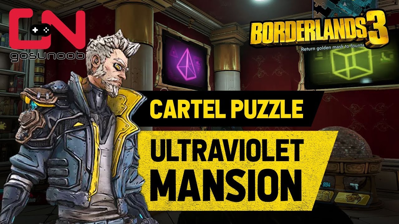 Borderlands 3 Cartel Puzzle Solution - Ultraviolet Mansion Hidden Puzzle - YouTube