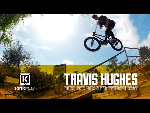 Travis Hughes Rides The Kink SXTN Stealth Seat! - Kink BMX