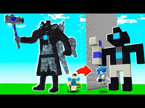 YAPI KAPIŞMALARINDA ARKADAŞIMI TİTAN CAMERAMAN İLE TROLLEDİM - 😱 Minecraft