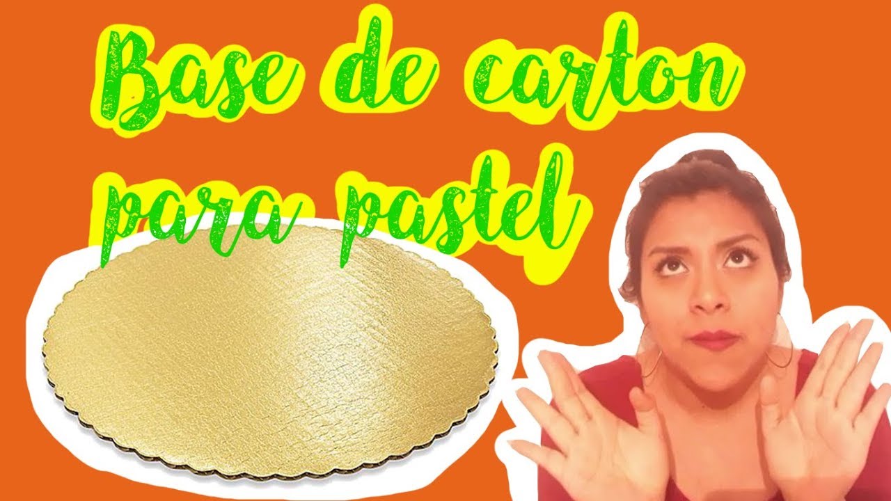Base de carton para pastel-Charola de carton-Andrea Hernandez
