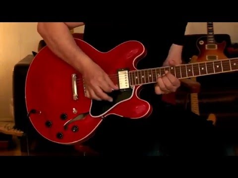 2010 Gibson ES-335 Dot Reissue, cherry, flamed, Part1