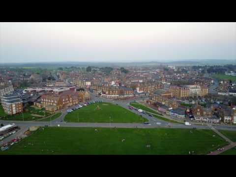 Hunstanton Norfolk, the sun was setting in 'SUNNY HUNNY'