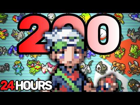 Complete Dex in 24 Hours or RELEASE THEM ALL (Pokémon Emerald Challenge)