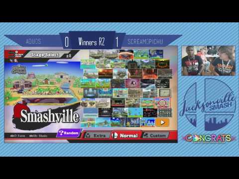 Jax Smash Weekly 2/23 - Aquos(Greninja/Diddy Kong) Vs ScreamoPichu(Corrin) - Wii U Winners R2