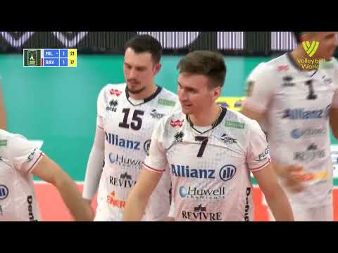 HIGHLIGHTS ALLIANZ POWERVOLLEY MILANO -  CONSAR RCM RAVENNA