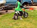 Milo On Bike In Crowle