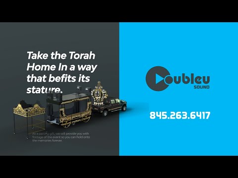 Introducing: The Most Sophisticated - Cutting Edge 'Hachnoses Sefer Torah' Truck