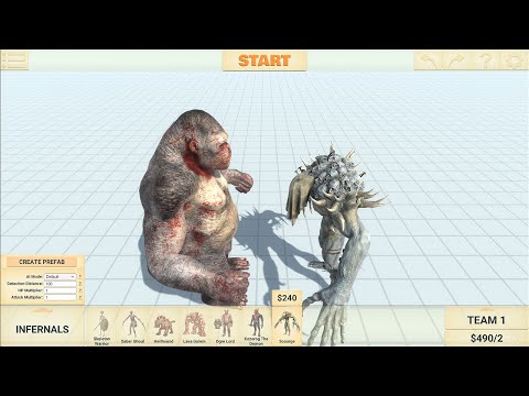 Goro The Giant vs Scourge Animal Revolt Battle Simulator 2021