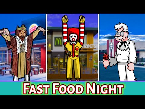 Fast Food Night [Pasta Night but Fast Food Characters Sing It!]