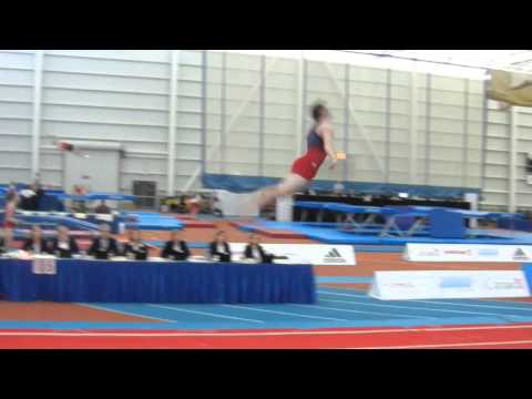 CAN Cup 2016 Brandon Kryznefski USA 1st pass Finals Tumbling