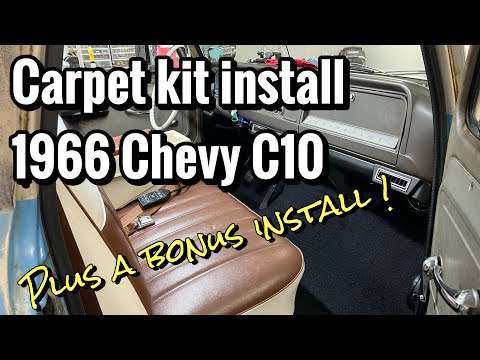 Carpet install on my 1966 Chevy C10