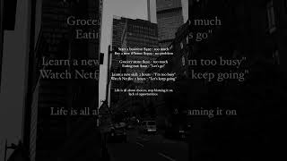 I was just sick of it all