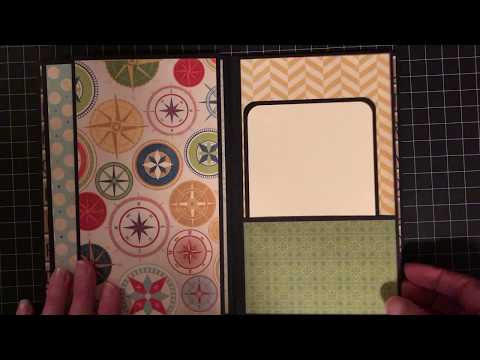 Mini Photo Folio Travel Themed Album