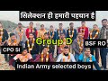 Indian Army Agniveer Technical Final Selected SSC CPO S I BSF R O Railway Congratulations सभी 