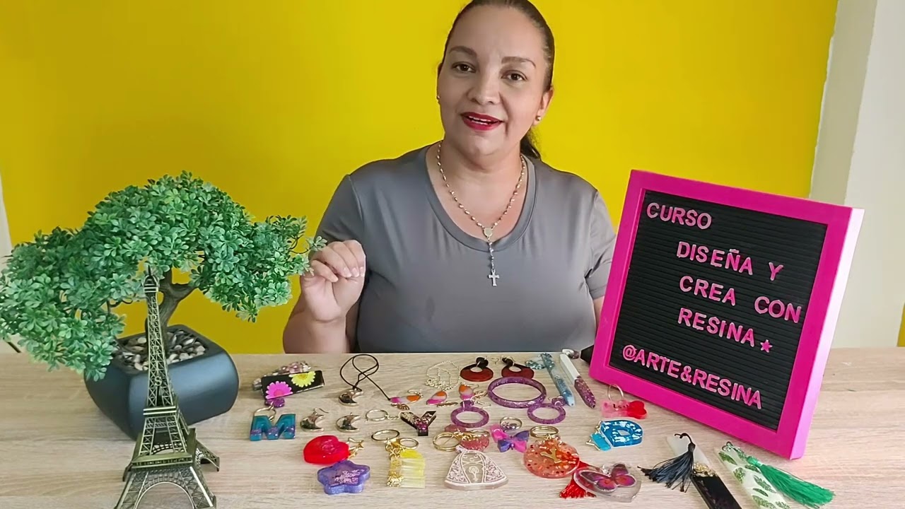 Video oficial del curso Diseña y Crea con Resina con Yuly Mar Rivas