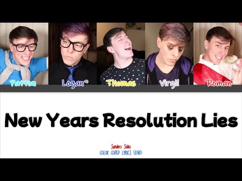 Sanders Sides - New Years Resolution Lies [Color Coded ENG] #sanderssides