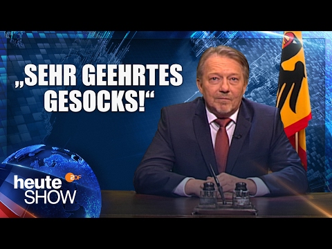Bundespräsident Wischmeyer redet dem Volk ins Gewissen | heute-show vom 10.02.2017