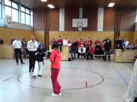 Bayerische Meisterschaft des DBV in Ebern Leichtkontakt Finale Vicky vs. Annette