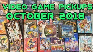 ** Video Game Pickups October 2018 ** ShootEmUps - Hidden Gems - More!!!