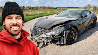 I BOUGHT A WRECKED FERRARI 812 & ATTEMPTED TO REBUILD IT IN 24 HOURS