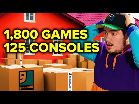 Buying EVERY Console & Game From GoodWill