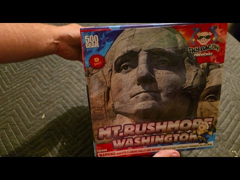 Mt Rushmore Washington 500g Firework - Sprit of 76 #sponsored