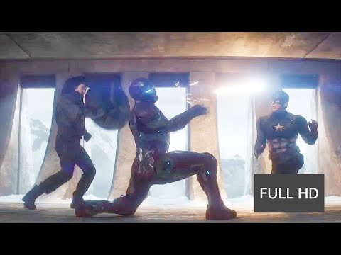 IRONMAN VS CAPTAIN AMERICA & WINTER SOLDIER (BUCKY) fight scene _ FULL-HD