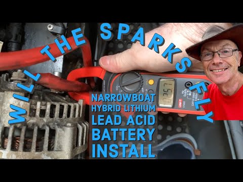 Hybrid Lithium Battery Install on Our Narrowboat Ep 11