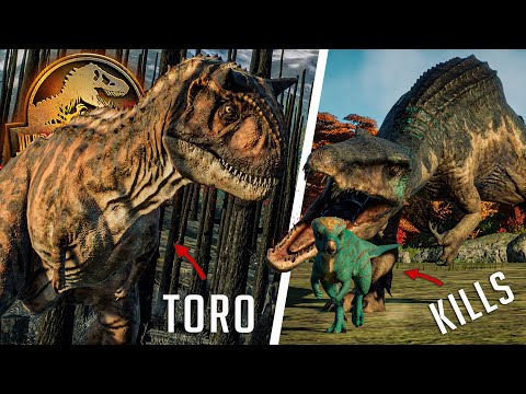 SOME OF THE BEST ANIMATIONS!! FIGHTS, KILLS, MODS, INTERACTINGS! - Jurassic World Evolution 2