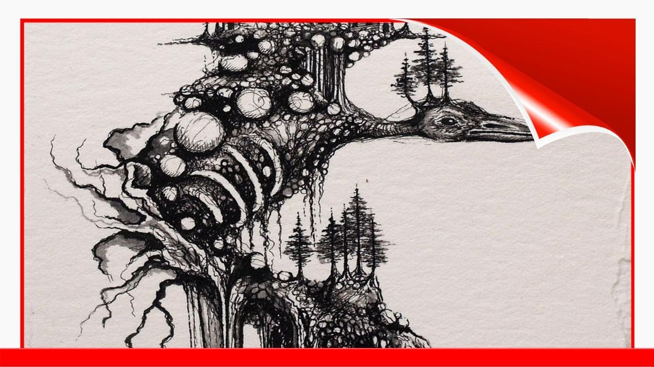 I Make Surreal Nature Inspired Ink Illustrations ☺️