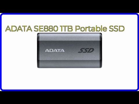 REVIEW (2025): ADATA SE880 1TB Portable SSD. ESSENTIAL details.