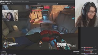 Imaqtpie Misses Every Shot On Hyoon In Overwatch 2 Reaction