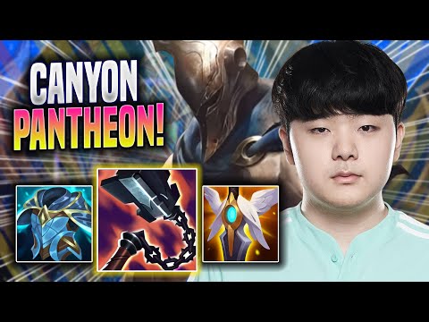 CANYON DOMINATING WITH PANTHEON! - DK Canyon Plays Pantheon JUNGLE vs Nidalee! | Season 2022