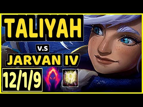 MAXLORE (TALIYAH) vs JARVAN IV - 12/1/9 KDA JUNGLE CHALLENGER GAMEPLAY - EUW