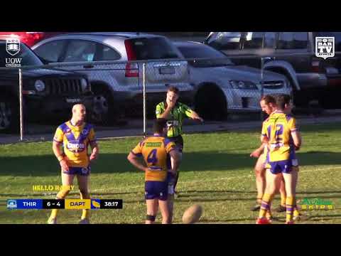 2018 IDRL 1st Grade Round 9 Highlights - Thirroul Butchers Vs Dapto Canaries