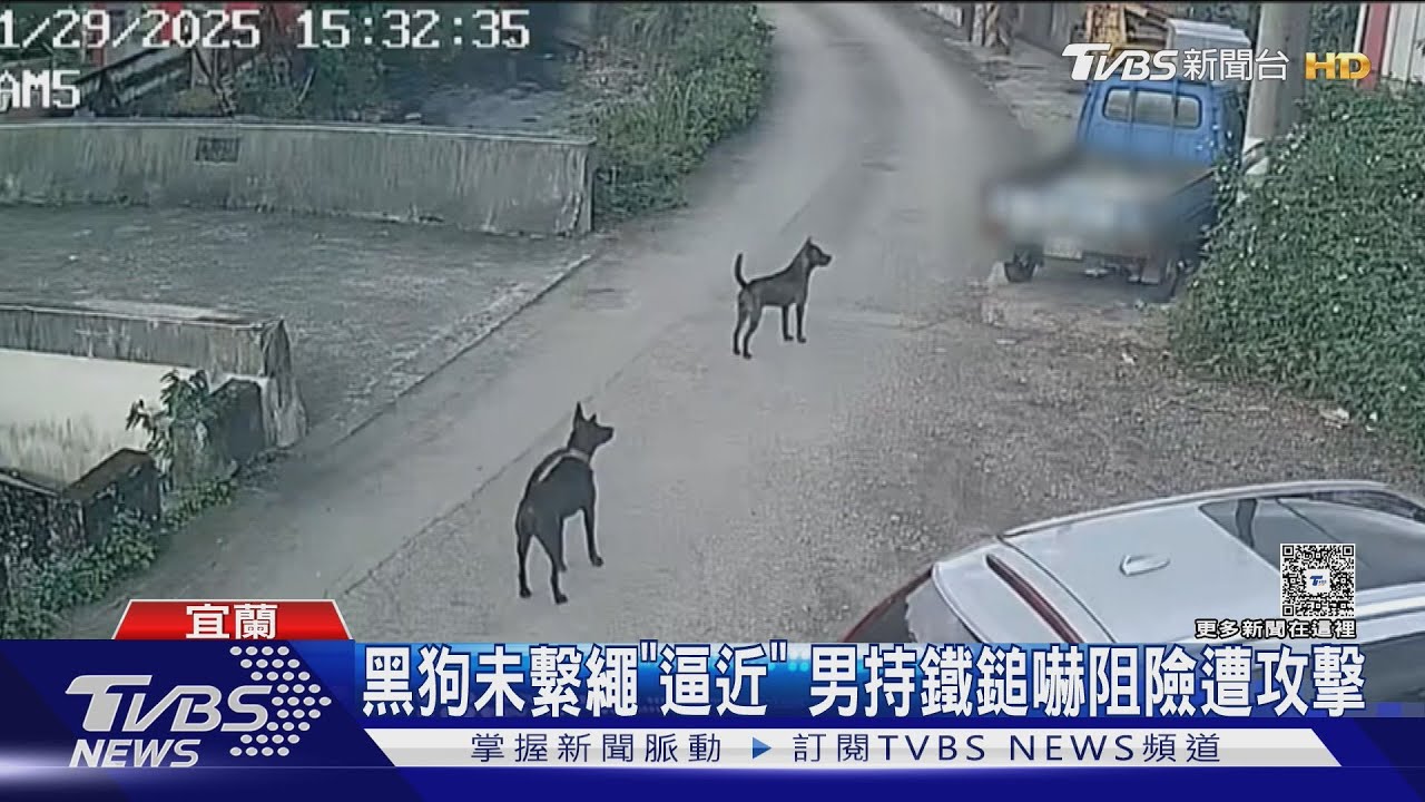 黑狗未繫繩「逼近」 男持鐵鎚嚇阻險遭攻擊