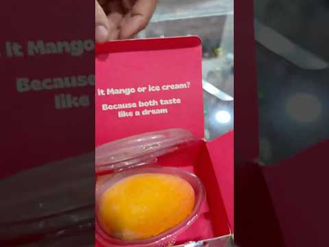 Aamchi ice cream 🤤 #aamchi #icecream #mango #dessert #hoccoicecream #sweet #sweetlove #viral #baby