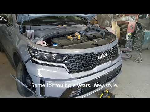 How to Remove Kia Sorento Front Bumper Cover  2020 and Newer