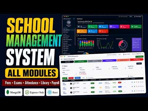 Complete School Management System Project in MERN Stack with Source ...