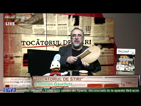 LIVE - TV NEWS BUZAU - TOCATORUL DE STIRI, cu Iulian Gavriluta. Azi despre Alegerile de la CJ Buzau,