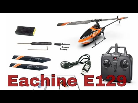 Eachine E129 - 6-Axis Gyro Altitude Hold Flybarless RC Helicopter RTF