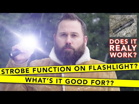 STROBE FUNCTION ON FLASHLIGHTS- WHAT'S IT FOR?